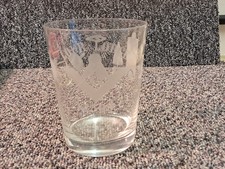 Antique Masonic Tumbler Glass