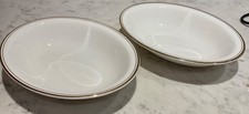 TWO OVAL ROYAL DOULTON “GOLD