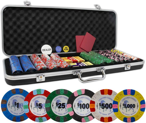 Unicorn 500 clay poker - unicorn,