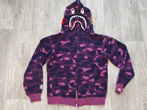 Bape shark hoodie purple - shark,