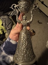 Vintage Silver Plated Maiden