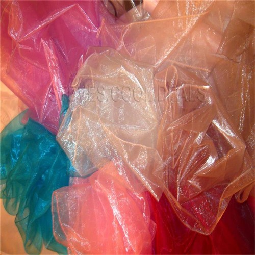 Organza fabric mixed offcuts - fabric,