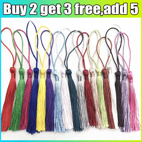 30x silky tassels - silky, diy
