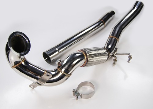 Stainless steel exhaust decat - steel,