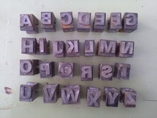 Vintage Letterpress Metal
