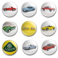 25mm  BUTTON BADGES X9