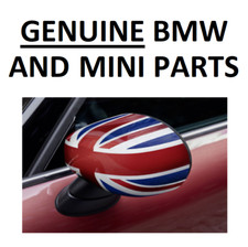 GENUINE MINI Wing Mirror Cover Caps 51162465786 / 787. PAIR RHD F55 F56 F57. 20E