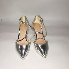 Phase Eight Silver Party Slingbacks size 4 Eur 37