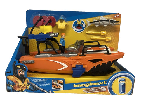 Imaginext turbo rescue boat - turbo,