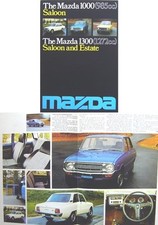 Mazda 1000 & 1300 Familia 1976-77 Original UK Sales Brochure