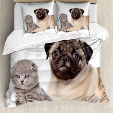 Pug Duvet Cover Young Puppy