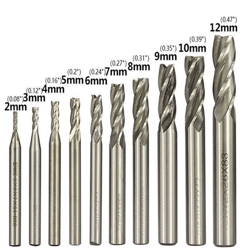 10pcs flute hss end - hss, mill