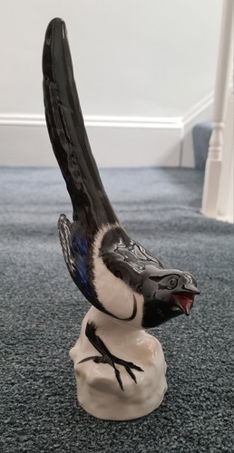 Ussr lomonosov ceramic magpie - lomonosov,