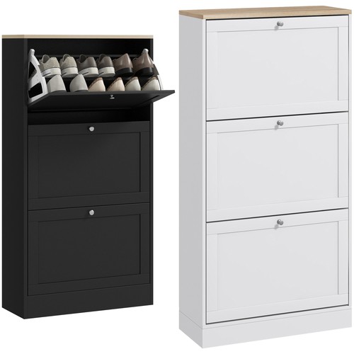 Homcom modern shoe - modern, cabinet