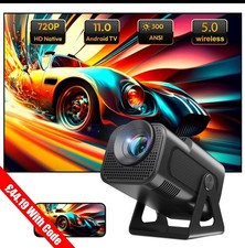 XGODY 4K Projector Portable Smart Android TV 5G WiFi Bluetooth HDMI 12000 Lumen