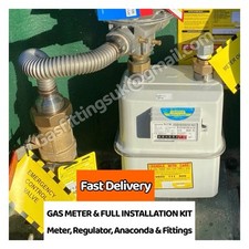 Gas Meter U16/G10 Full Installation Kit - Fast Delivery Lrg House/Small Business