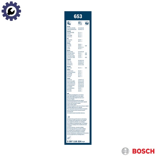Wiper blade 397 118 324 - wiper, 3