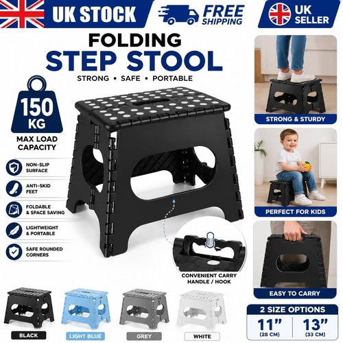 Folding step stool 13 - step,
