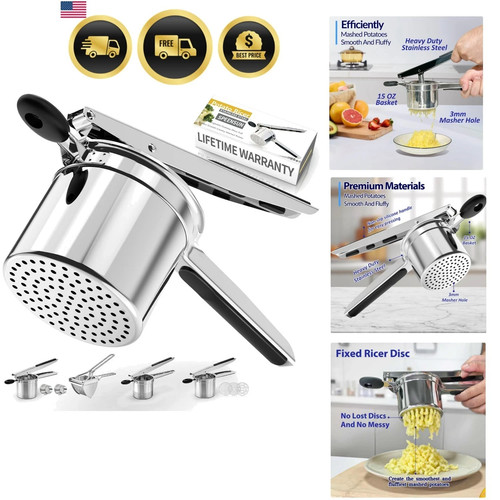 Potato ricer 15oz - potato, stainless