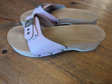 Scholl Original Leather Wooden