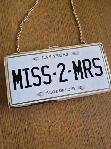 Aldo miss mrs wedding clutch - aldo,
