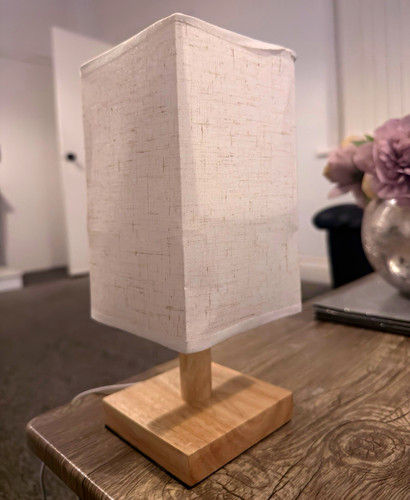 Modern table lamp wood - lamp,