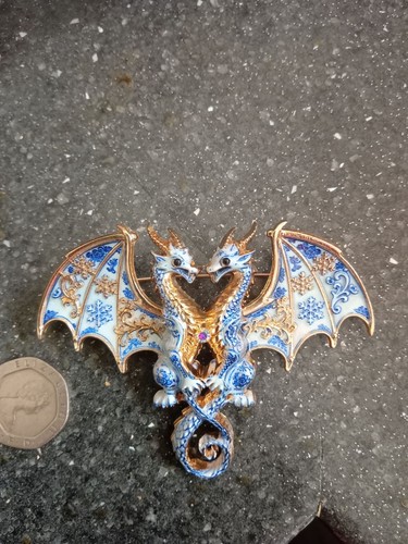 Beautiful dragon brooch - beautiful,