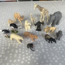 Britains Zoo Animals x 15 chimp gorilla elephant ostrich used condition 