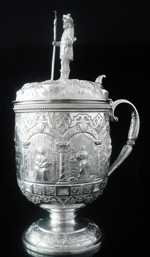 Sterling silver tankard - sterling,