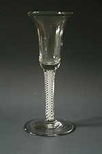 18TH CENTURY GLASS WITH DOUBLE