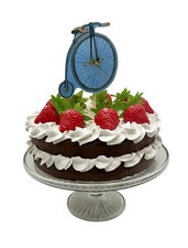 Penny Farthing Cake Topper - Penny Farthing Cake Decoration - MSB32CT
