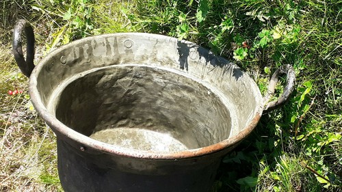 Large huge antique copper - antique,