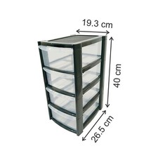 3/4 Tier Mini Plastic Storage