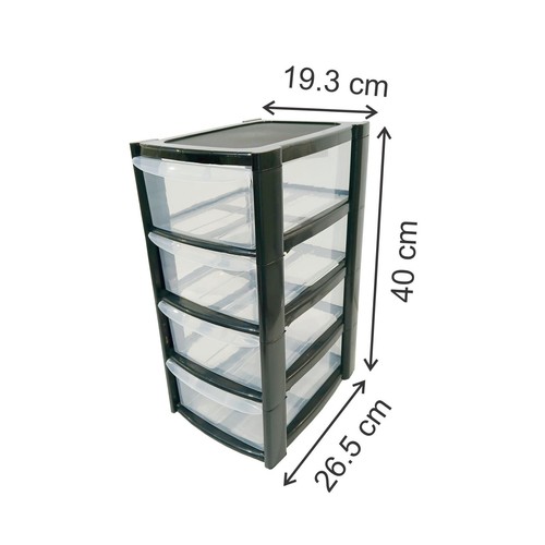 Tier mini plastic storage - 3/4,