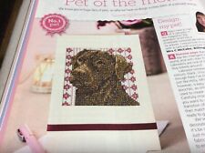 14 Chocolate Coloured Labrador Cross Stitch Chart 14