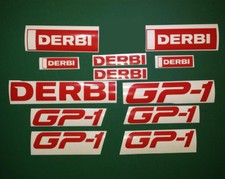 Derbi GP1 GP-1 Scooter Stickers /  Decal Set  * ALL COLOURS AVAILABLE *