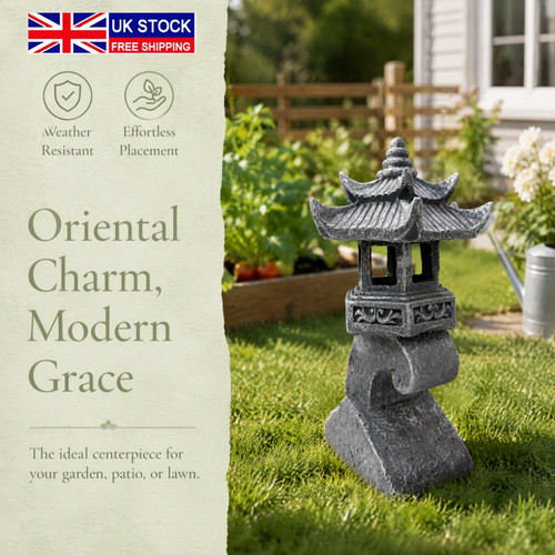Solar pagoda garden - pagoda, light
