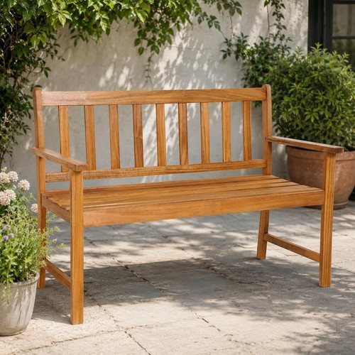 Seater wooden bench outdoor - seater,
