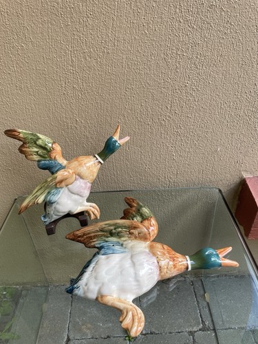 Beswick flying mallard duck - flying,
