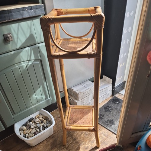 Vintage bamboo rattan tier - vintage,