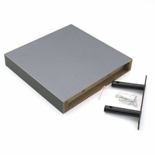 HUDSON HIGH GLOSS FLOATING WALL MOUNTED SHELF KITCHEN BATH LIVING ROOM SHELVES