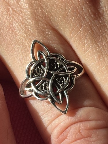 Sterling silver witches - witches, knot