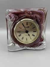 Vintage Alum Bay Glass Clock