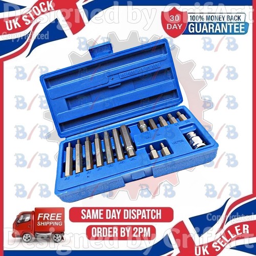 15pc metric hex bit allan - bit,