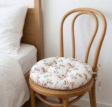 Round Chair Cushion with Ties