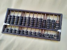 ANCIENT ANTIQUE ASIAN HARDWOOD ABACUS HOME DECOR