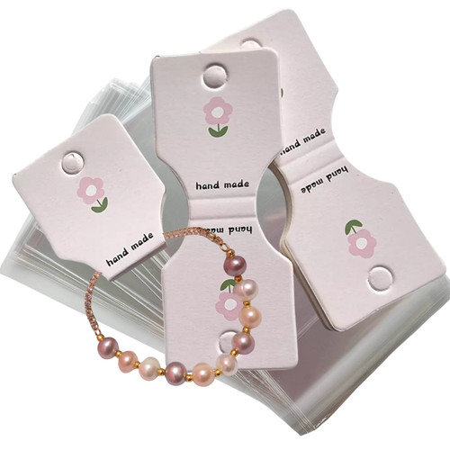 Jewellery display cards with - cards,
