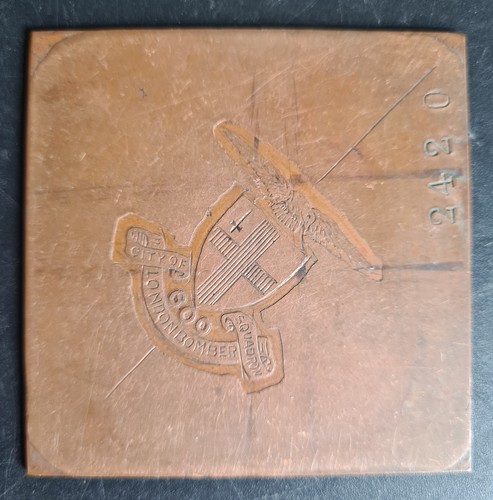 Antique copper engraving - an,