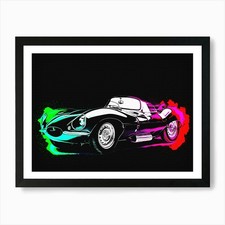 Jaguar Xkss 1 Art Print Framed