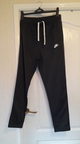 Men black tracksuit bottoms - men's,